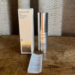 NIB Perricone MD - H2 Elemental Energy De-Puffing Eye Gel, 0.5 fl oz
